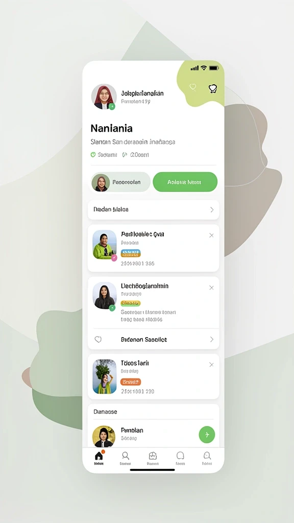 7cone - Tampilan awal aplikasi dengan desain yang menarik.